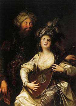 Anton Hickel Roxelane und der Sultan oil painting picture